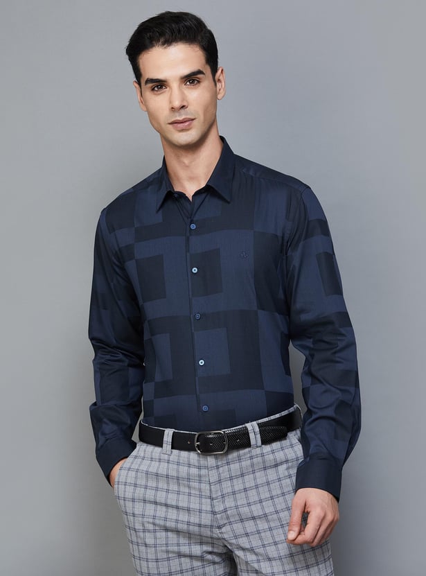 ARROW Men Printed Slim Fit Formal Shirt