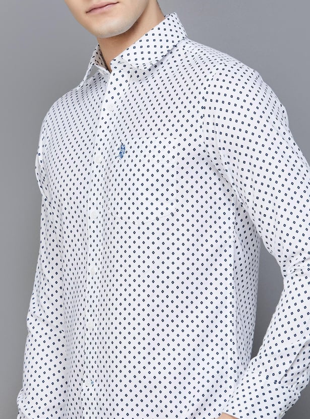 U.S. POLO ASSN. Men Printed Regular Fit Casual Shirt