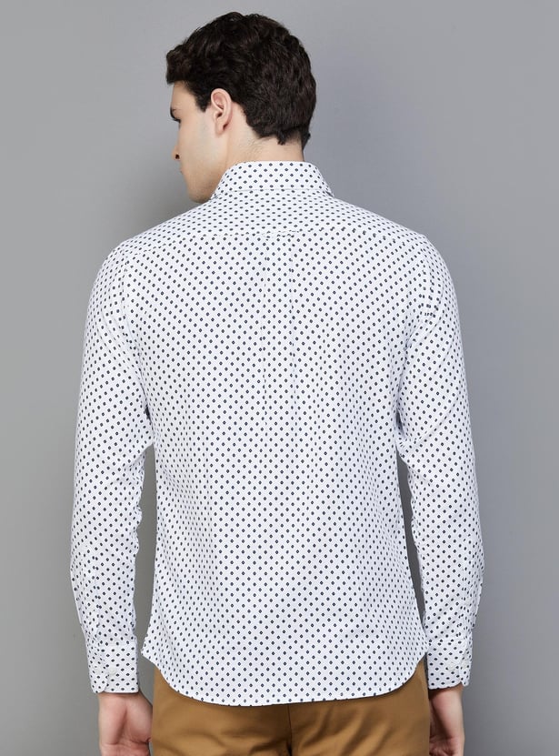 U.S. POLO ASSN. Men Printed Regular Fit Casual Shirt