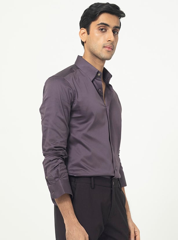 Buy RARE RABBIT Men Solid Regular Fit Casual Shirt from Rare