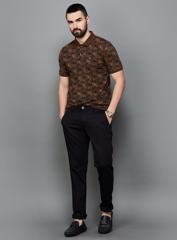 ARROW SPORT Men Printed Regular Fit Polo T-shirt