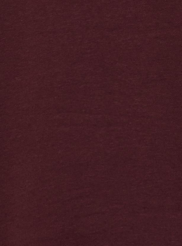 ALLEN SOLLY Men Solid Crew Neck Sweatshirt