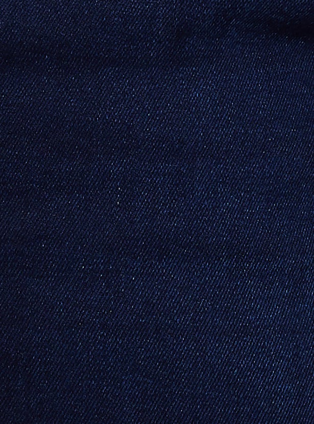KRAUS Women Dark Washed Flared Jeans