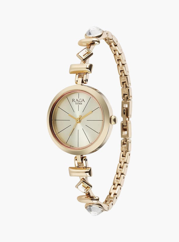 TITAN Raga Viva Women Embellished Analog Watch - 2606WM12