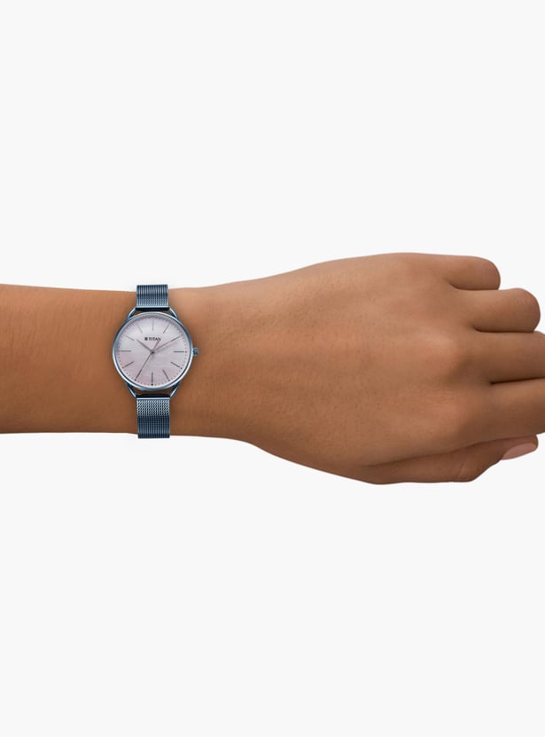 TITAN Women Slimline Steel Strap Analog Watch - 95180QM01