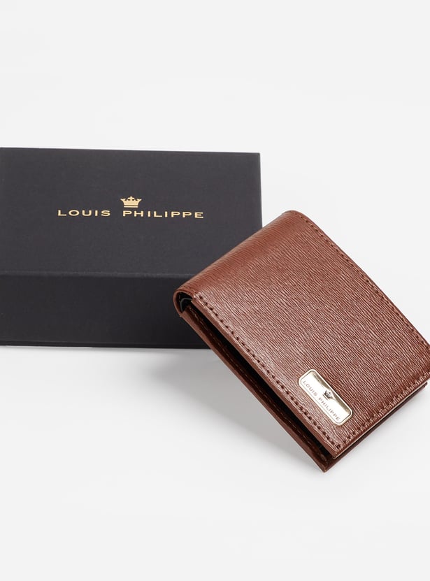 LOUIS PHILIPPE Men Leather Bi-Fold Wallet