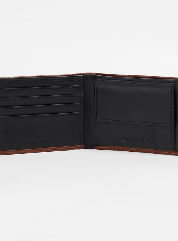 LOUIS PHILIPPE Men Leather Bi-Fold Wallet