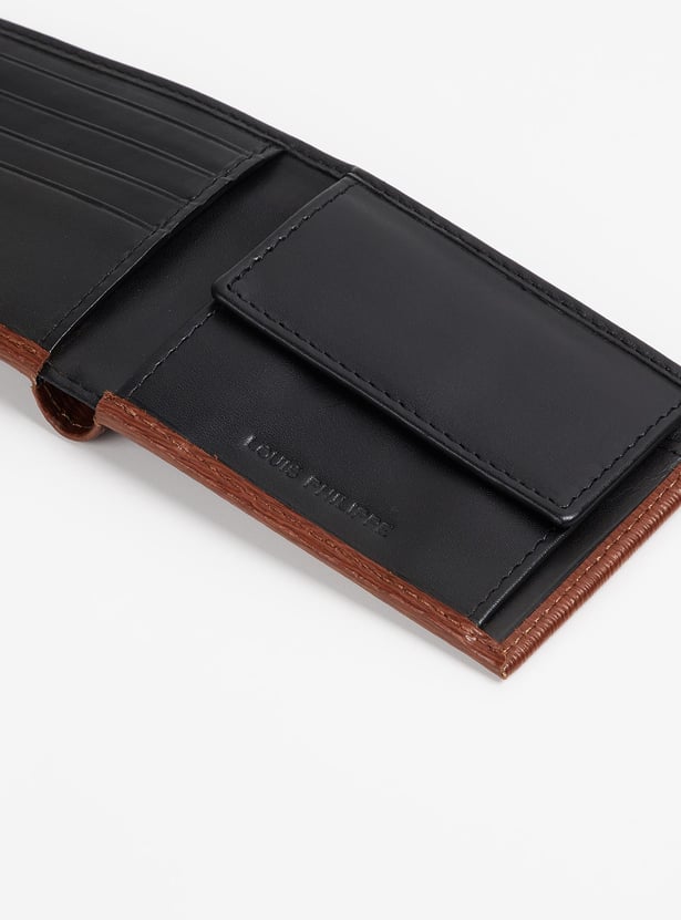 LOUIS PHILIPPE Men Leather Bi-Fold Wallet