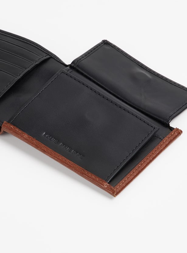 LOUIS PHILIPPE Men Leather Bi-Fold Wallet