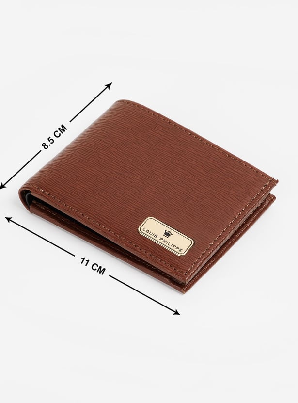 LOUIS PHILIPPE Men Leather Bi-Fold Wallet