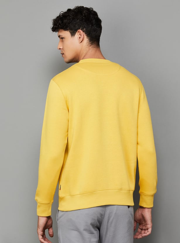 INDIAN TERRAIN Men Graphic Printed Crew Neck Sweatshirt