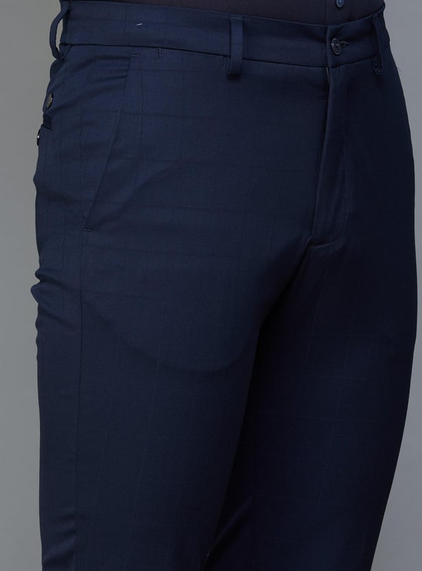 ARROW Men Solid Super Slim Fit Formal Trousers