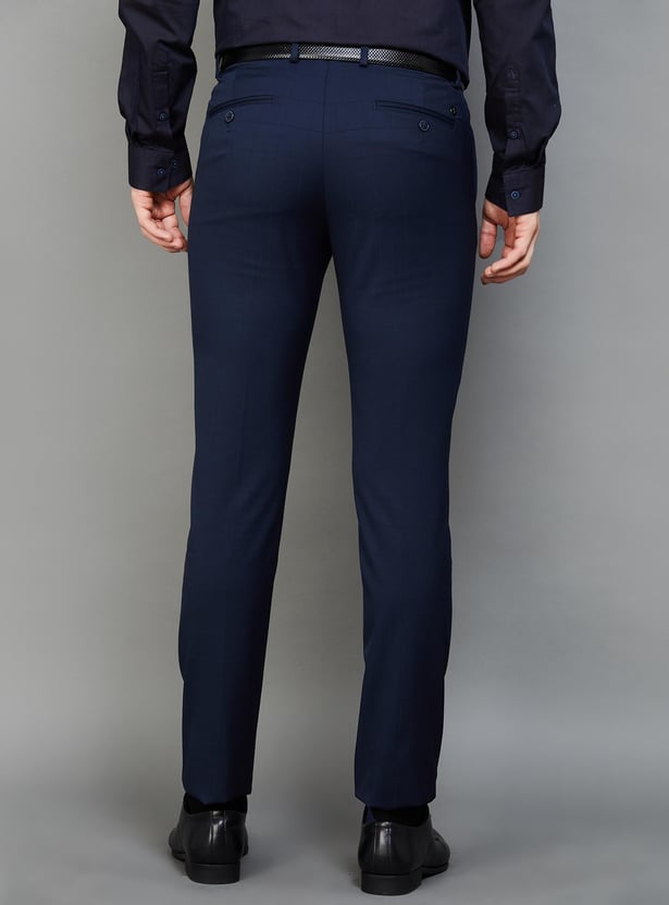 ARROW Men Solid Super Slim Fit Formal Trousers