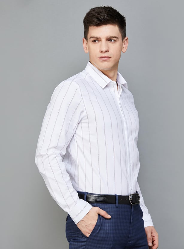 ARROW Men Striped Slim Fit Formal Shirt