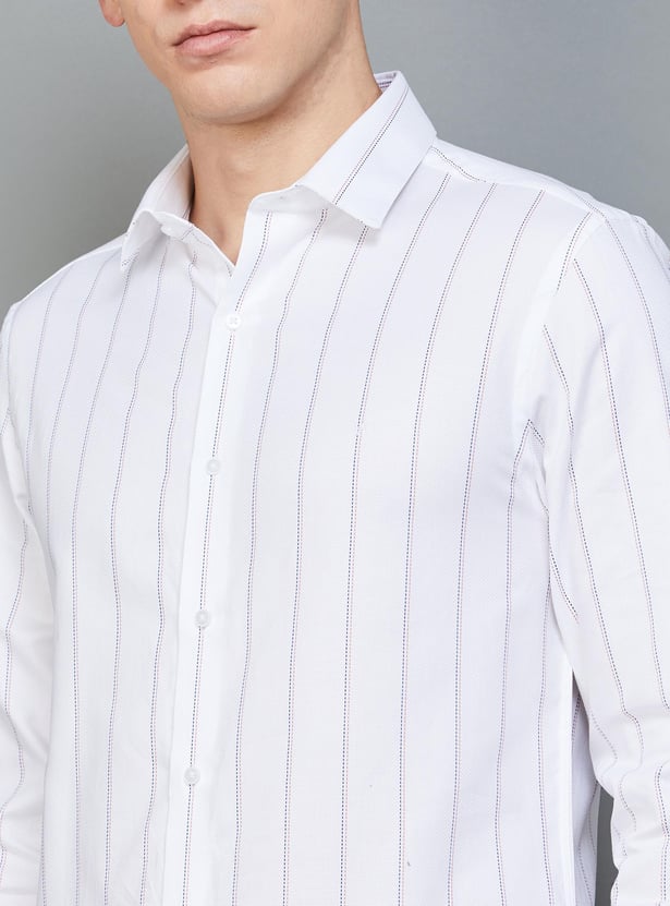 ARROW Men Striped Slim Fit Formal Shirt