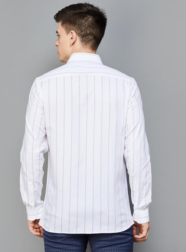 ARROW Men Striped Slim Fit Formal Shirt