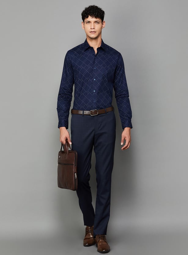 ARROW Men Printed Slim Fit Formal Shirt