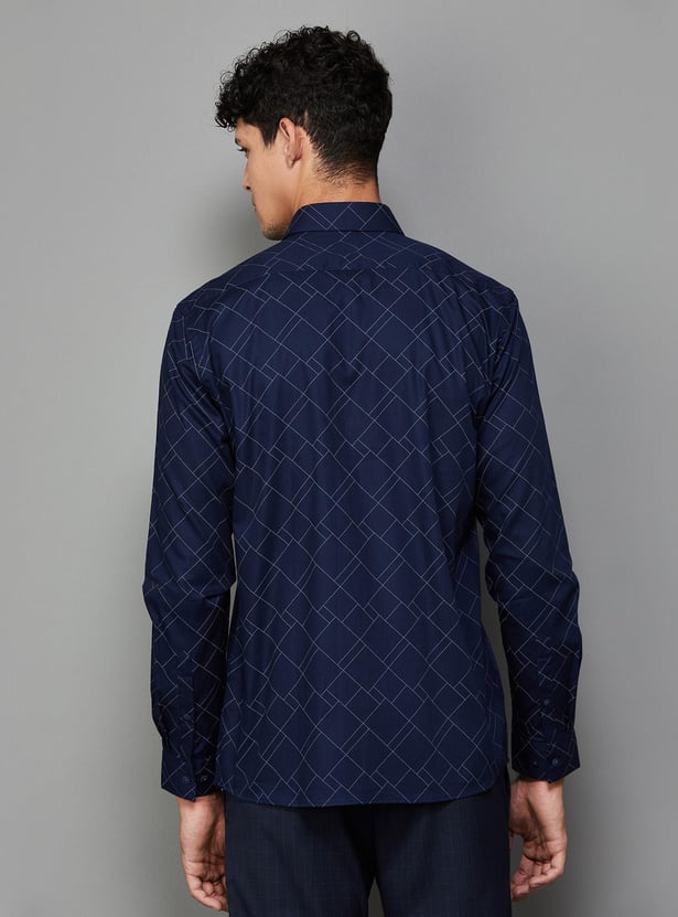 ARROW Men Printed Slim Fit Formal Shirt