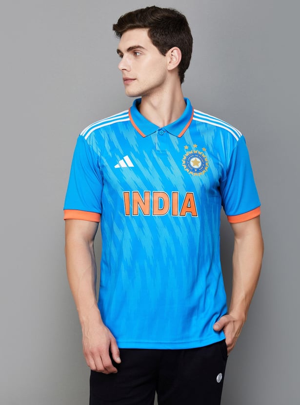 Buy ADIDAS Men Indian Cricket Team Jersey from Adidas at just INR 2999.0