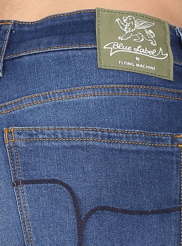 FLYING MACHINE Men Stonewashed Regular Fit Jeans