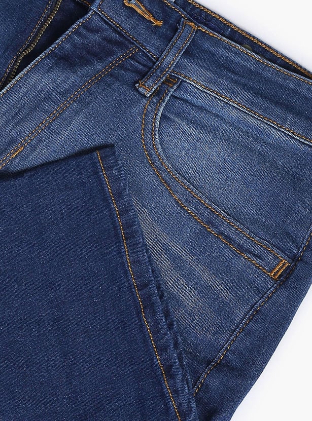 FLYING MACHINE Men Stonewashed Regular Fit Jeans