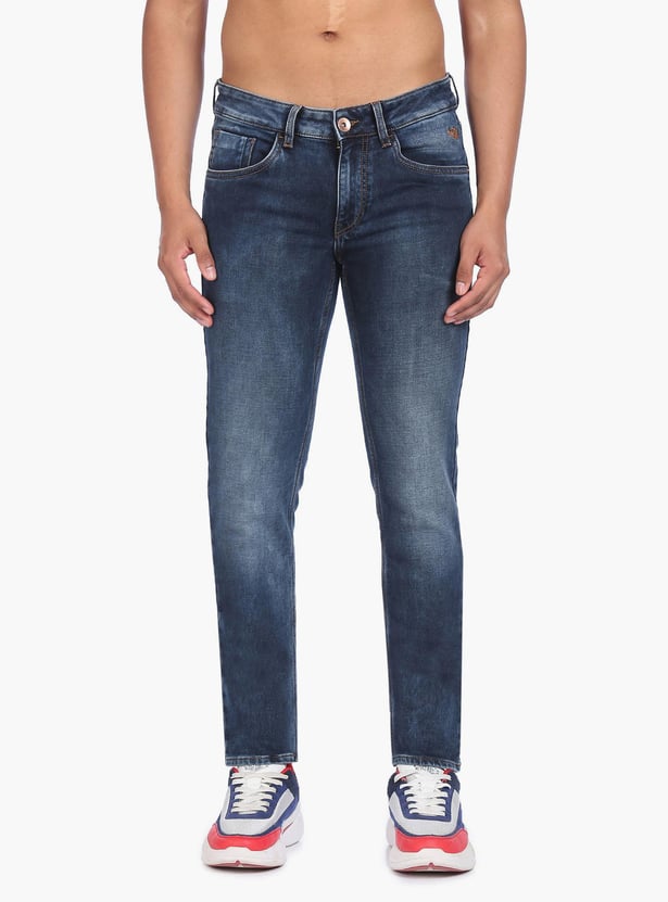 FLYING MACHINE Men Stonewashed Jackson Jeans (Skinny)