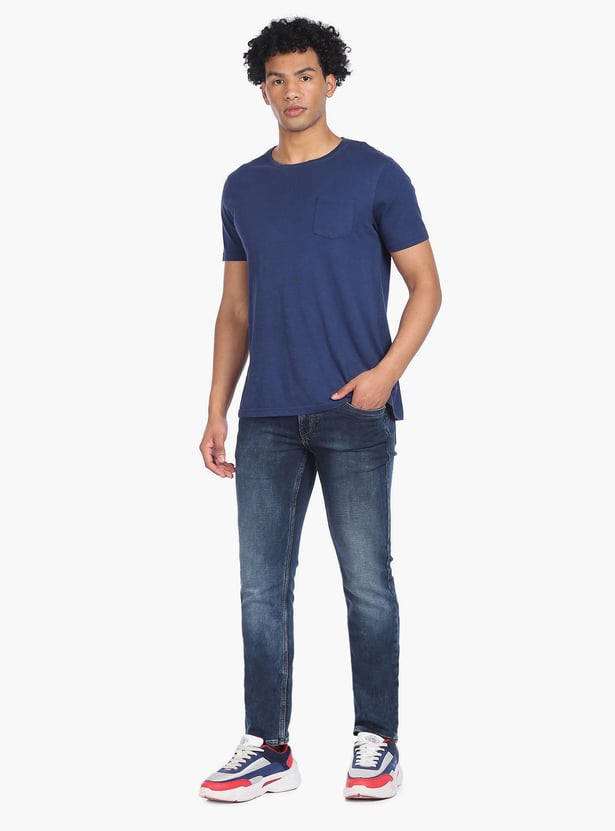 FLYING MACHINE Men Stonewashed Jackson Jeans (Skinny)