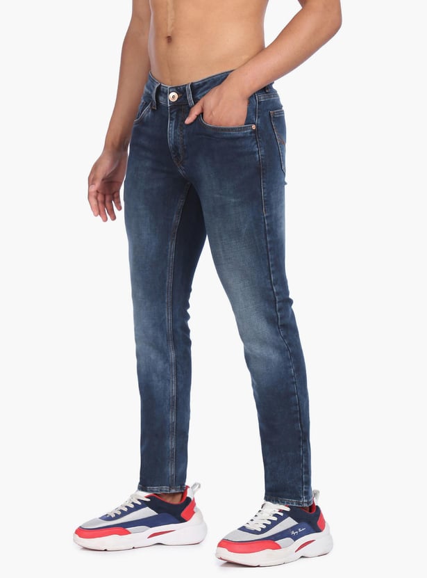 FLYING MACHINE Men Stonewashed Jackson Jeans (Skinny)