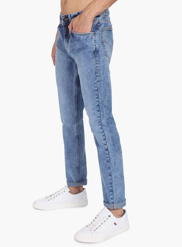 FLYING MACHINE Men Acid Washed Jackson Jeans (Skinny)