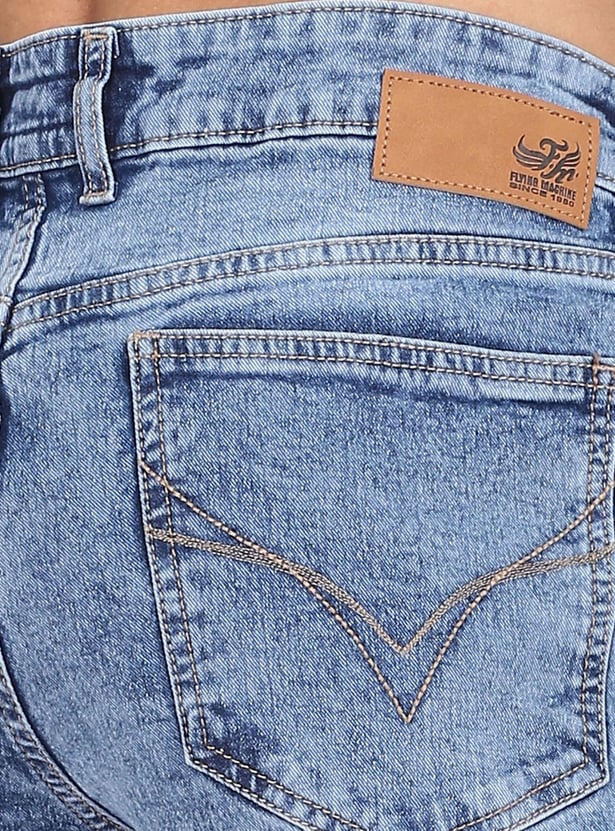 FLYING MACHINE Men Acid Washed Jackson Jeans (Skinny)