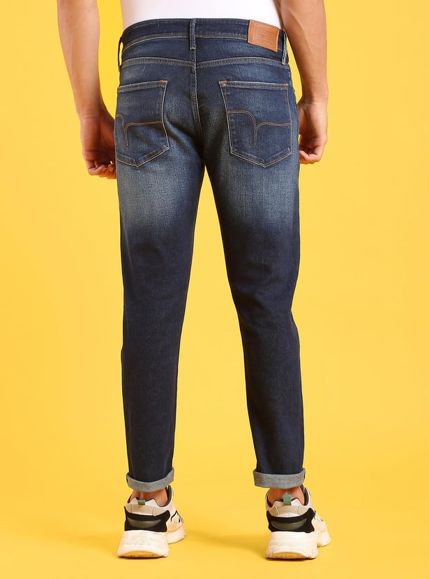 FLYING MACHINE Men Stonewash Slim Tapered Fit Jeans
