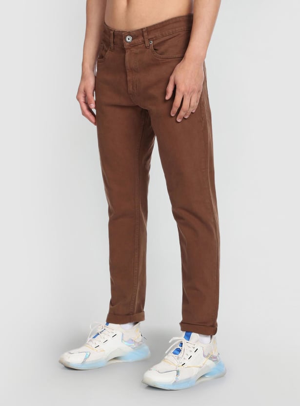 FLYING MACHINE Men Solid Slim Tapered Jeans