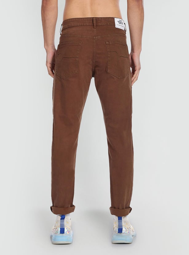 FLYING MACHINE Men Solid Slim Tapered Jeans