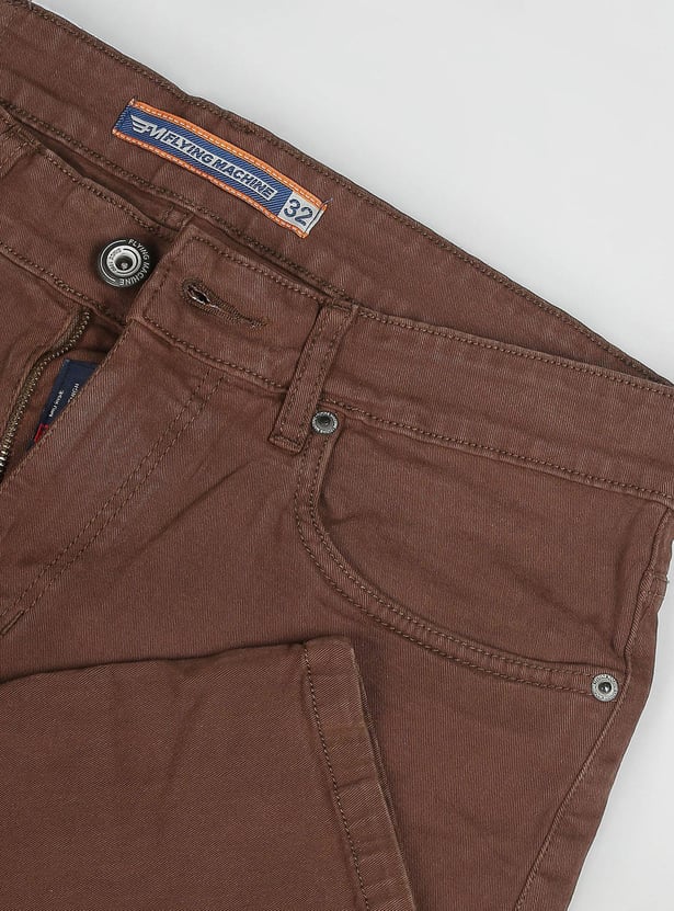 FLYING MACHINE Men Solid Slim Tapered Jeans