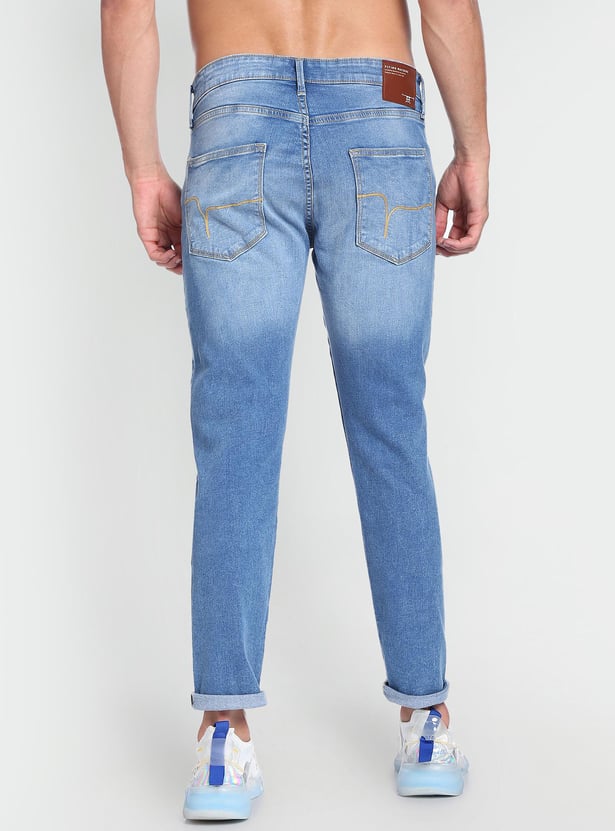 FLYING MACHINE Men Stonewash Slim Tapered Jeans