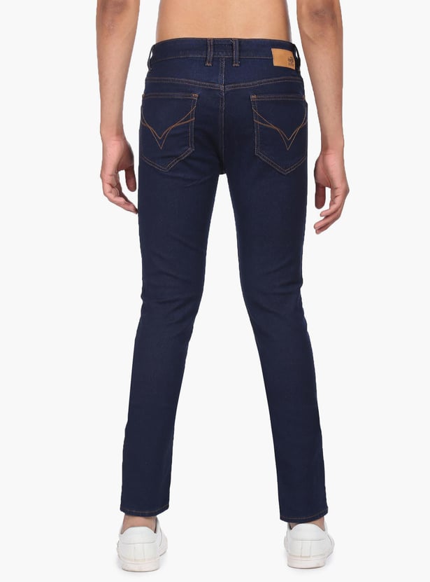 FLYING MACHINE Men Solid Slim Tapered Fit Jeans