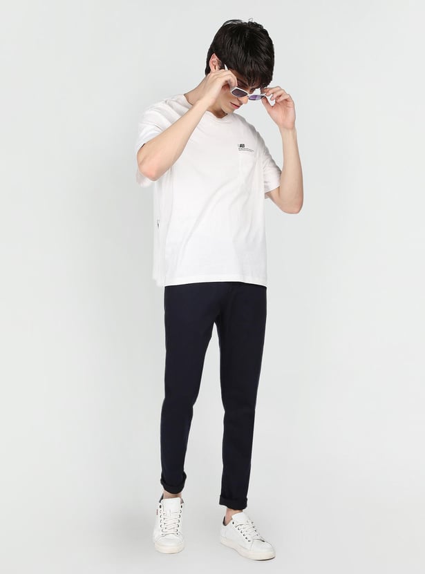 FLYING MACHINE Men Solid Slash Jeans (Slim Tapered)