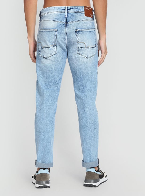 FLYING MACHINE Men Stonewashed Slim Tapered Jeans