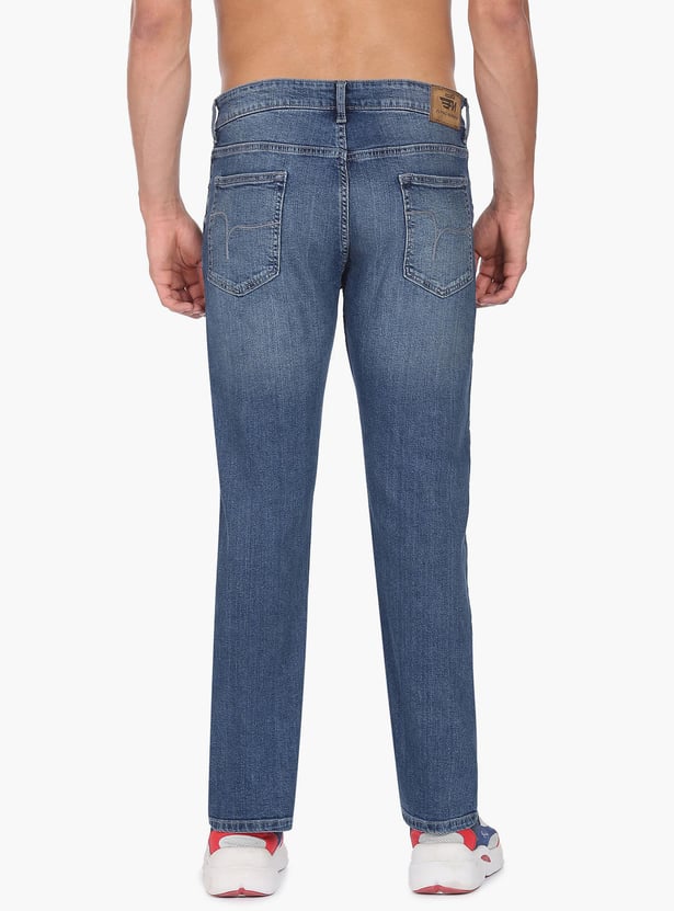 FLYING MACHINE Men Stonewashed F JangoJeans (Straight Fit)