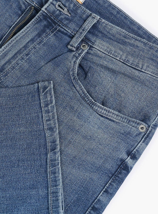 FLYING MACHINE Men Stonewashed F JangoJeans (Straight Fit)