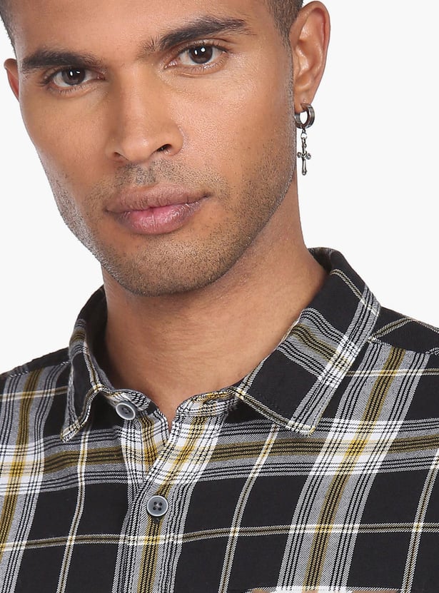 FLYING MACHINE Men Checked Regular Fit Casual Shirt