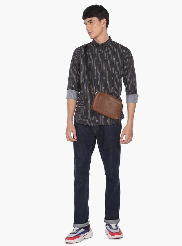 FLYING MACHINE Men Striped Regular Fit Shirt