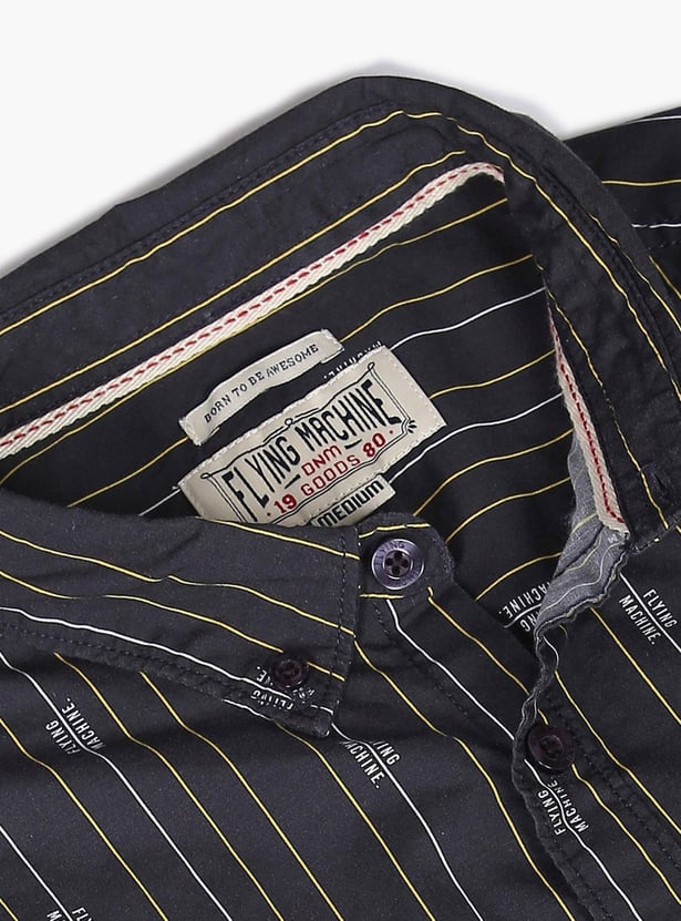 FLYING MACHINE Men Striped Regular Fit Shirt