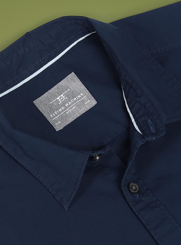 FLYING MACHINE Men Solid Slim Fit Casual Shirt