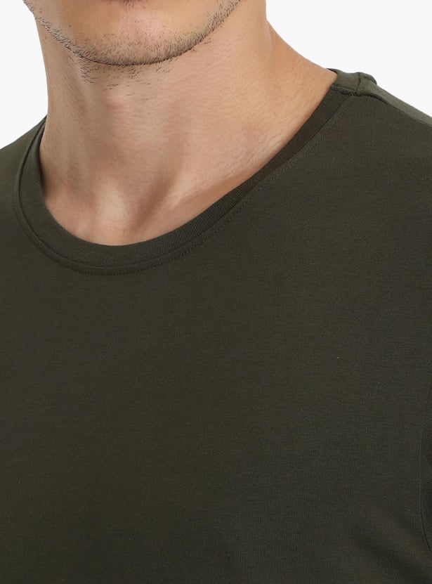 FLYING MACHINE Men Colourblocked Regular Fit T-shirt