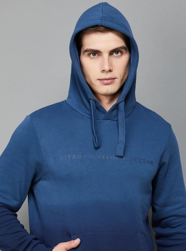 Buy UNITED COLORS OF BENETTON Men Ombre Hooded Sweatshirt from