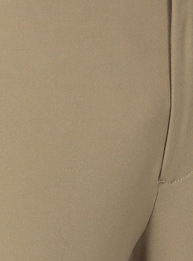 ARROW Men Solid Regular Fit Formal Trousers