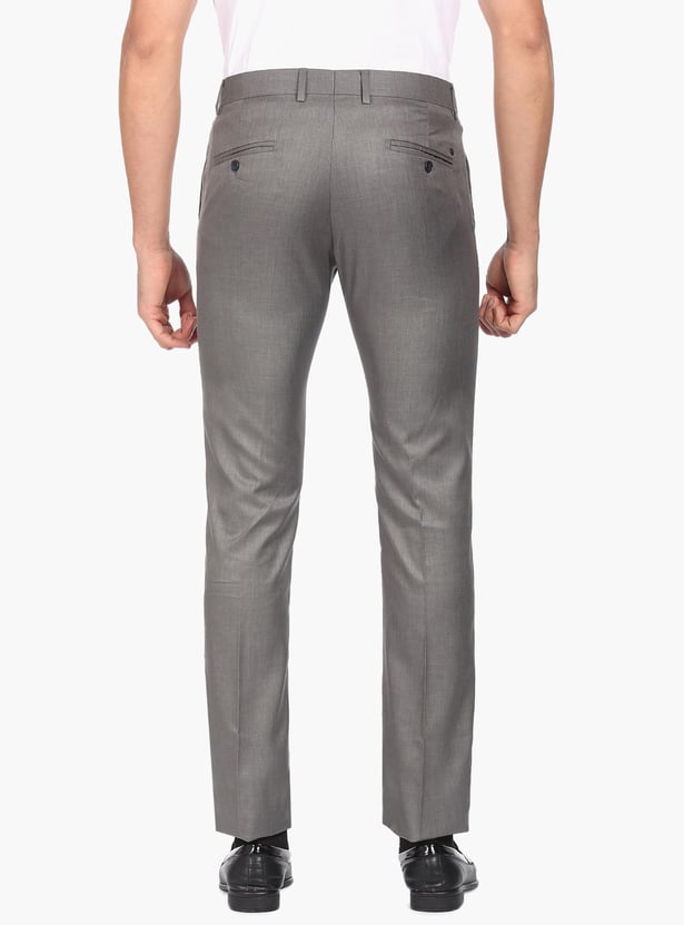 ARROW SPORT Men Twill Formal Trousers (Skinny)