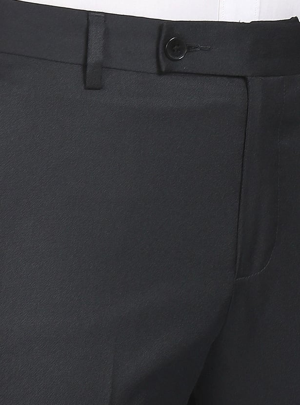 ARROW Men Solid Regular Fit Formal Trousers