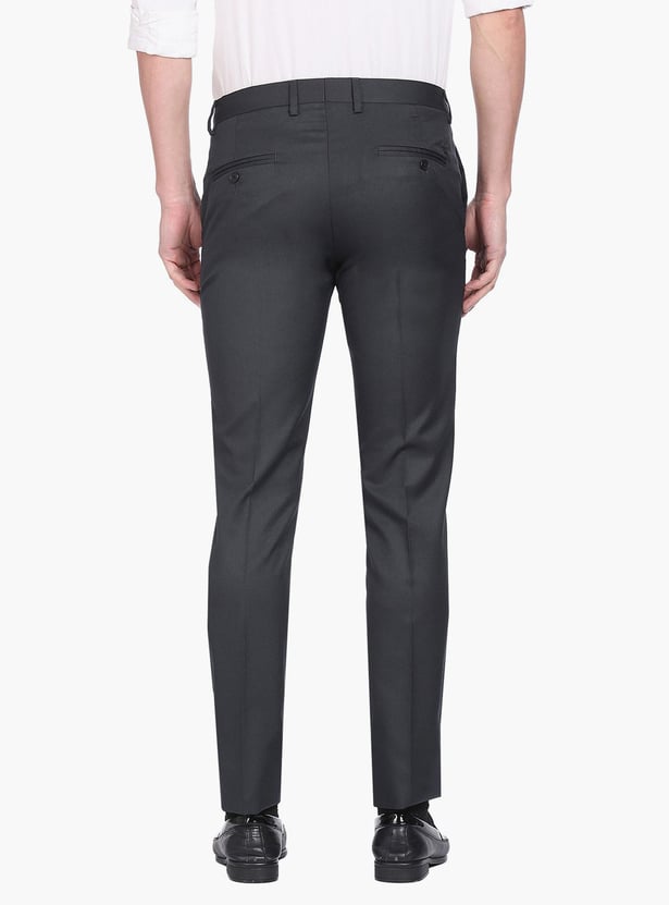 ARROW Men Solid Regular Fit Formal Trousers